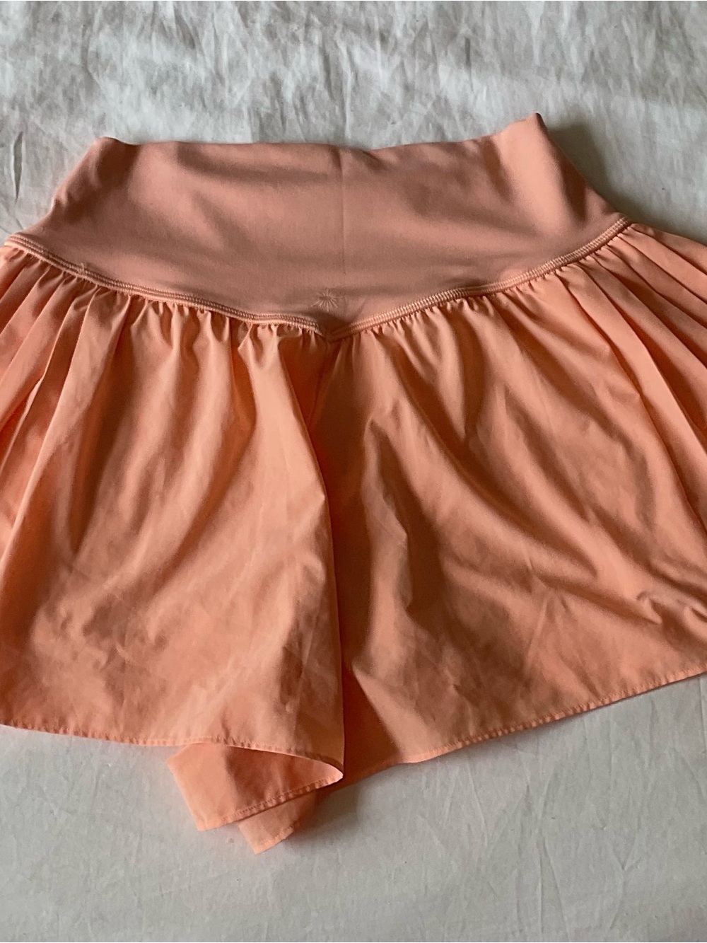 Offline by Aerie Pleated Peach Athletic Skort-Shorts with High Waist - Picture 5 of 5